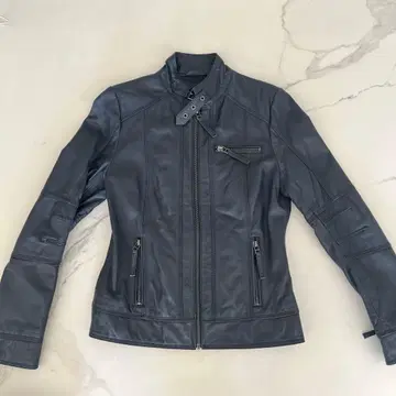 다크 그레이 가죽 자켓 M 사이즈