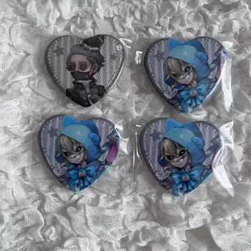 제5인격 IdentityV 산리오 정원사 수납사 하트 캔뱃지