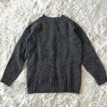 MORRIS & SONS 다크 그레이 스웨터 네프 S 영국제