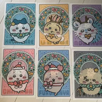 치이카와 (먼작귀) 세븐일레븐 콜라보 A4 클리어 파일 컴플리트 전 종류