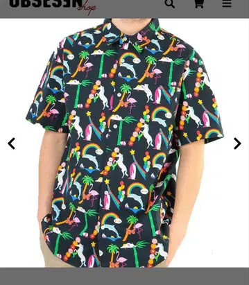 enjoi 셔츠 컬러풀 새상품급