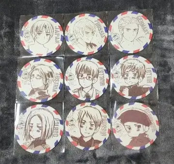 헤타리아 에어메일풍 코스터 세트 1