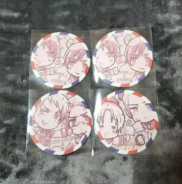 헤타리아 에어메일풍 코스터 세트 3