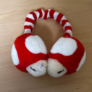 USJ 슈퍼 마리오 버섯 귀도리 슈퍼버섯 빨간색