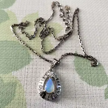 오팔 펜던트 목걸이 실버 925