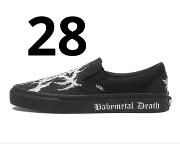 BABYMETAL x Vans Slip-On 28cm