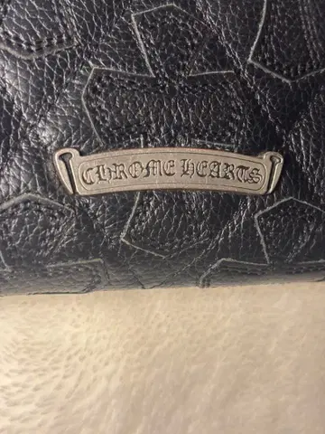 크로스 블랙 가죽 장지갑