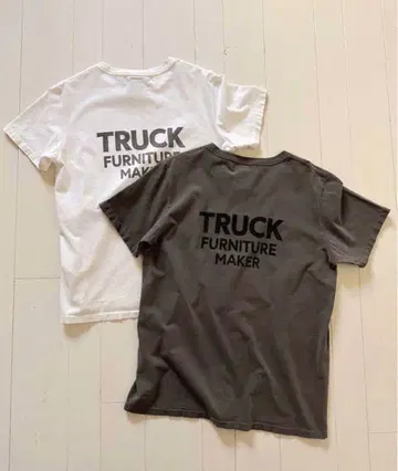 트럭 퍼니처 백 프린트 T셔츠 XL