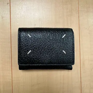 3단 폴더형 지갑 블랙