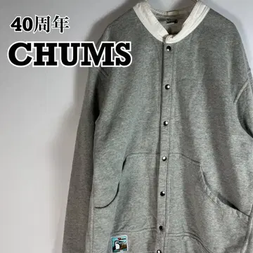 40주년 한정판 CHUMS 허리케인 탑 헨리넥 그레이 L