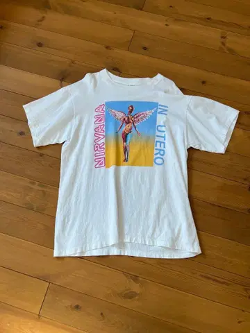 새상품급 NIRVANA IN UTERO T셔츠 [부트 제품]