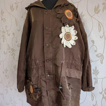 사에라 POTECHINO 꽃 장식 숏코트