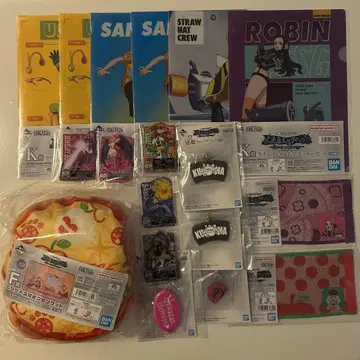 원피스 제일복권 하위상 세트 18점