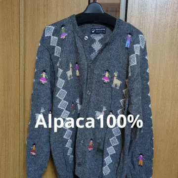 ALPACA HOUSE 100% 알파카 가디건 LL