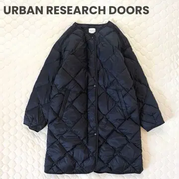 [ 새상품급 ] 어반 리서치 도어스 라이트 다운 퀼트 코트 블랙