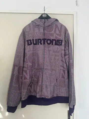 BURTON DRYRIDE 집업 후드티 보라색 계열