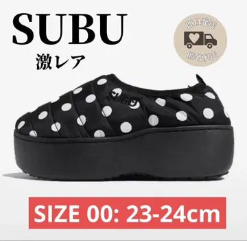 완판템 subu 통굽 SUBU PLATFORM 도트 무늬 00 사이즈