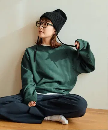 Spick and Span RIKA ABE 플로키 프린트 맨투맨