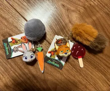 시마무라 주토피아 닉 와일드 입체 참 키링 주디