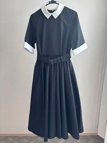 foufou THE DRESS#22 바이컬러 반팔 원피스