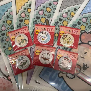 치이카와 (먼작귀) 배지 6개 파일 6장 세트
