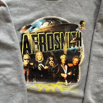 AEROSMITH 그레이 맨투맨 LL 사이즈