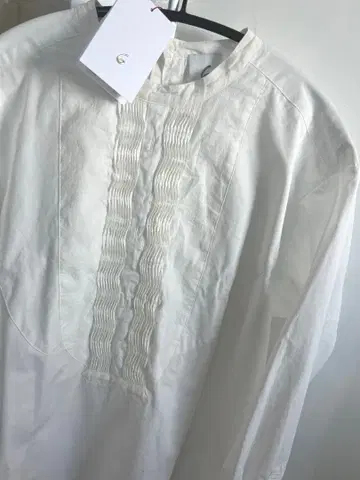 Rok 로쿠 턱 디자인 코튼 셔츠 36 택 포함 새상품