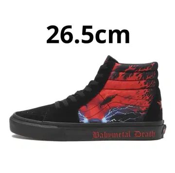 BABYMETAL x Vans Sk8-Hi Black/Red 26.5cm