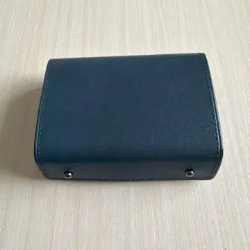 Modiko 지갑 남성용 이단 접이식 천연 가죽 도치기 가죽 미니 지갑