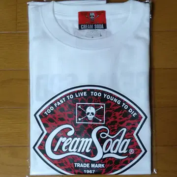 크림 소다 긴팔 T셔츠 미사용 새상품