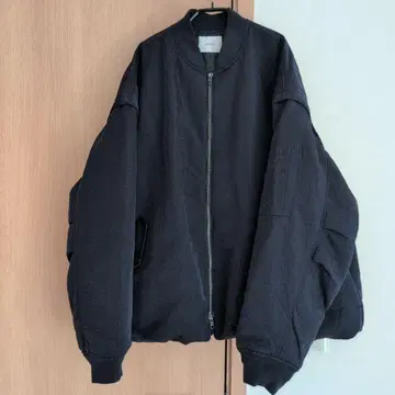 DISCOAT 라이트 메모리 봄버 블루종 네이비