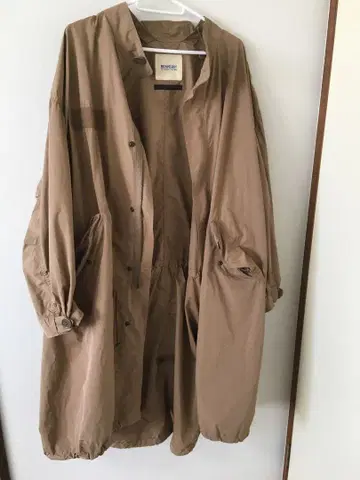 BEAMS BOY 트렌치코트 베이지 모즈 코트