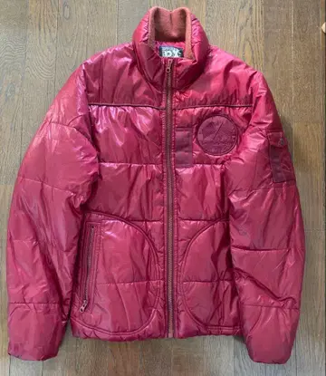 [ 하자품 새상품급 ] AVIREX 빨간색 다운 자켓