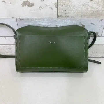 YAHKI 숄더백 그린 새상품급 심플 여성용