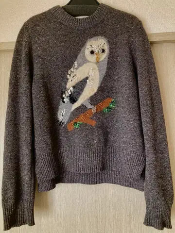 뮤베르 올빼미 니트