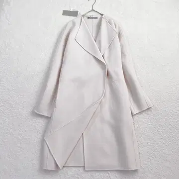 택 포함 띠어리 럭스 캐시미어 더블 페이스 코트 베이지 정가 97만원