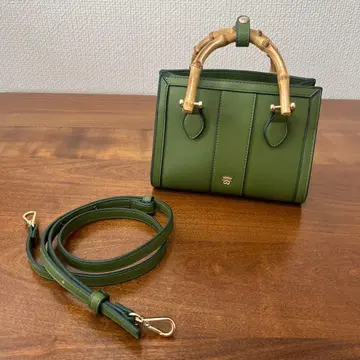 스나이델 뱀부 핸들 미니 숄더백