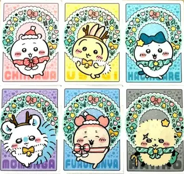 치이카와 세븐일레븐 클리어 파일 컴플리트 6종 6매 세트