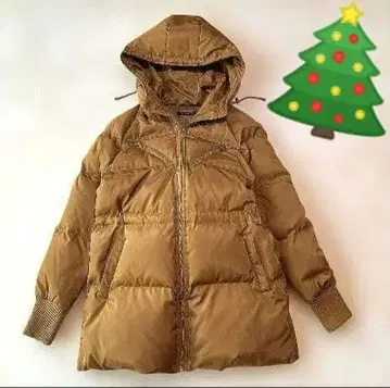 URBAN RESEARCH 브라운 다운 코트 후드 부착