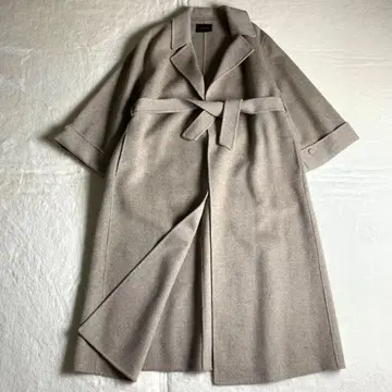 [ 가운 코트 롱 코트 모카 벨트 더블 페이스 라비쉬 게이트 ]