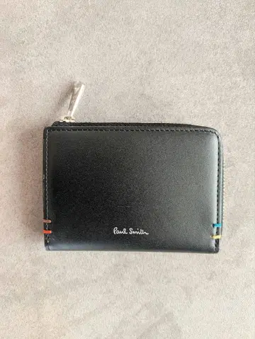 Paul Smith 블랙 가죽 코인 케이스 미사용 새상품