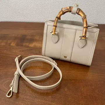 스나이델 뱀부 핸들 미니 숄더백