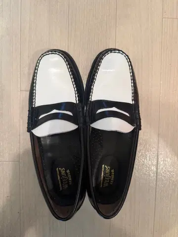 G.H.Bass 위준스 화이트 블랙 로퍼