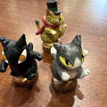 고양이 다얀 귀여운 3종 세트 인테리어 오브제 입상 피규어