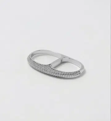 UA 실버 더블 링