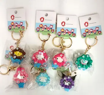 산리오 미야쿠미야쿠 파스텔 컬러 키링 7종 컴플리트