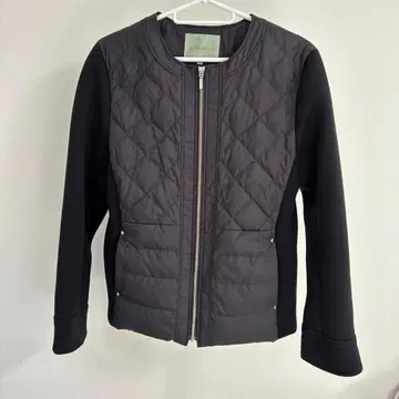 쁘띠 옹플뢰르 노카라 자켓 9 사이즈 블랙