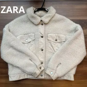 ZARA 보아 자켓 화이트