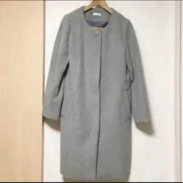 그레이 롱 코트