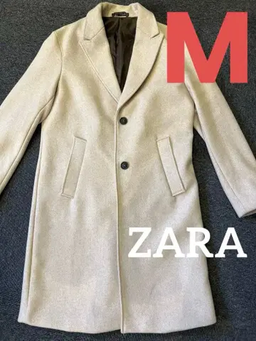 [ 새상품급 ] ZARA 남성용 체스터 코트 베이지 M